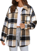 Beaully Women's Flannel Plaid Shacket 2025 Fall Outfits - Cozy womens