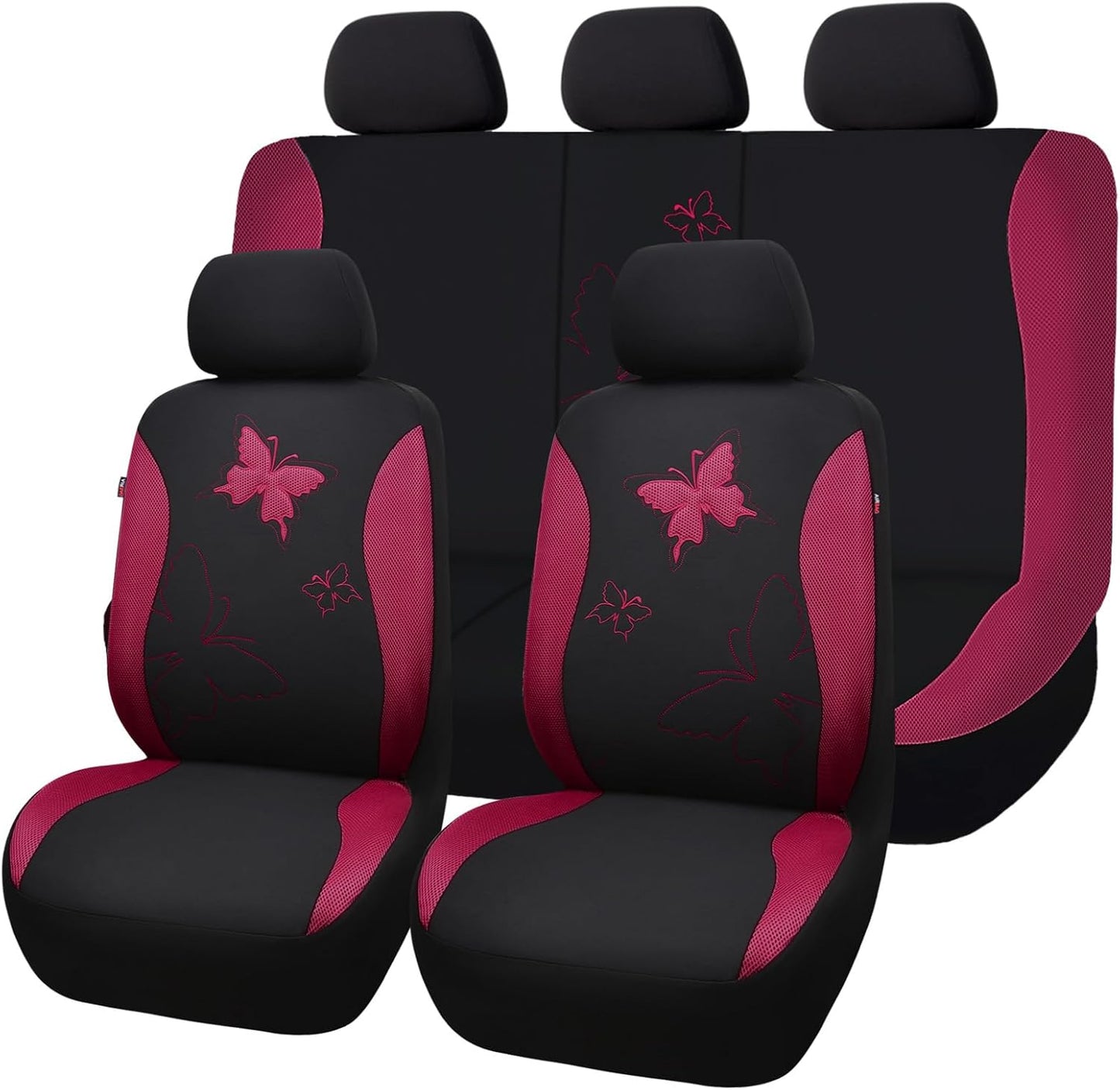 Flying Banner Butterfly Car Seat Covers Full Set for Women