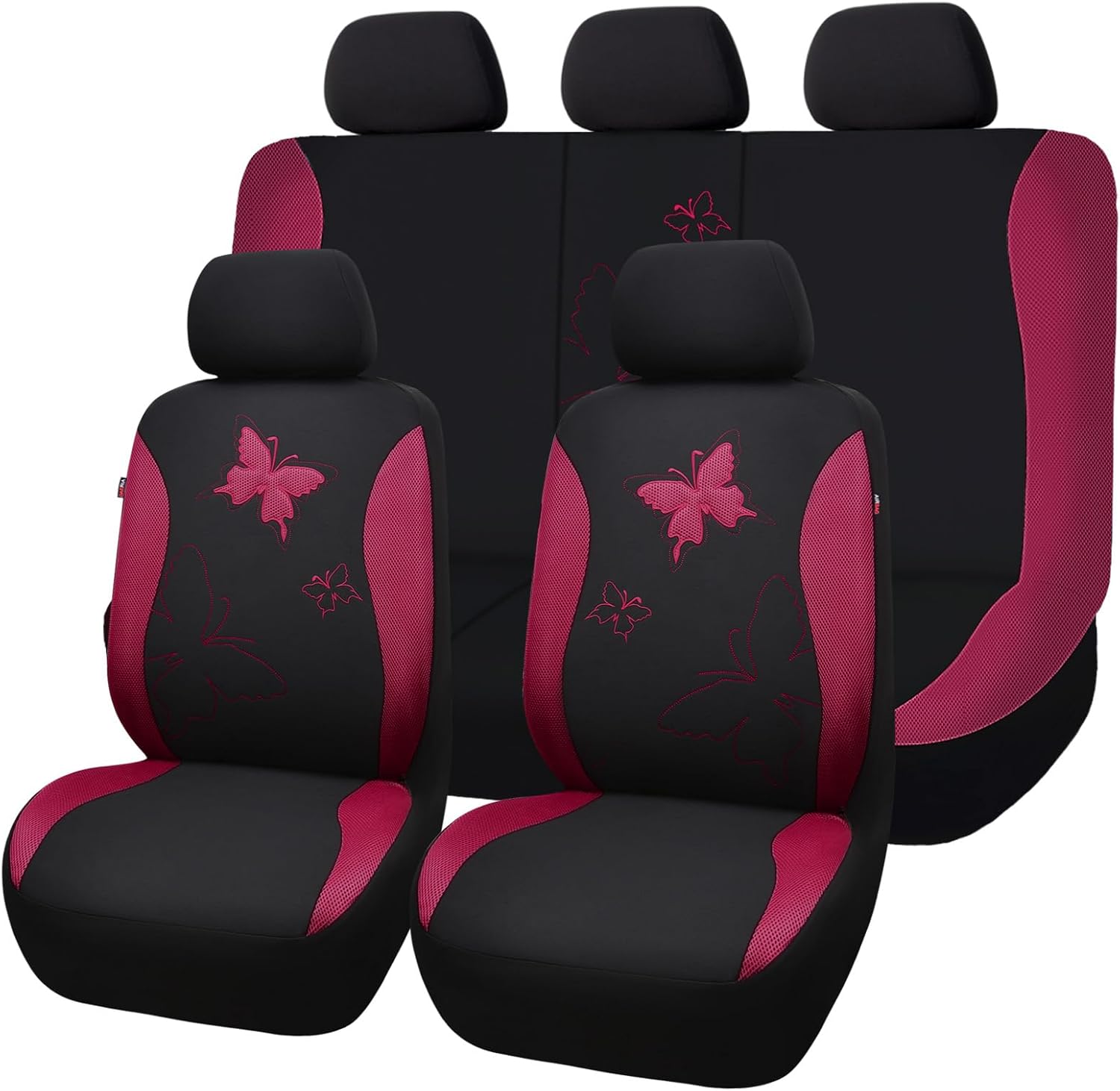 Flying Banner Butterfly Car Seat Covers Full Set for Women