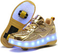 LED Roller Skate Shoes for Kids Boys Girls - Detachable Rechargeable