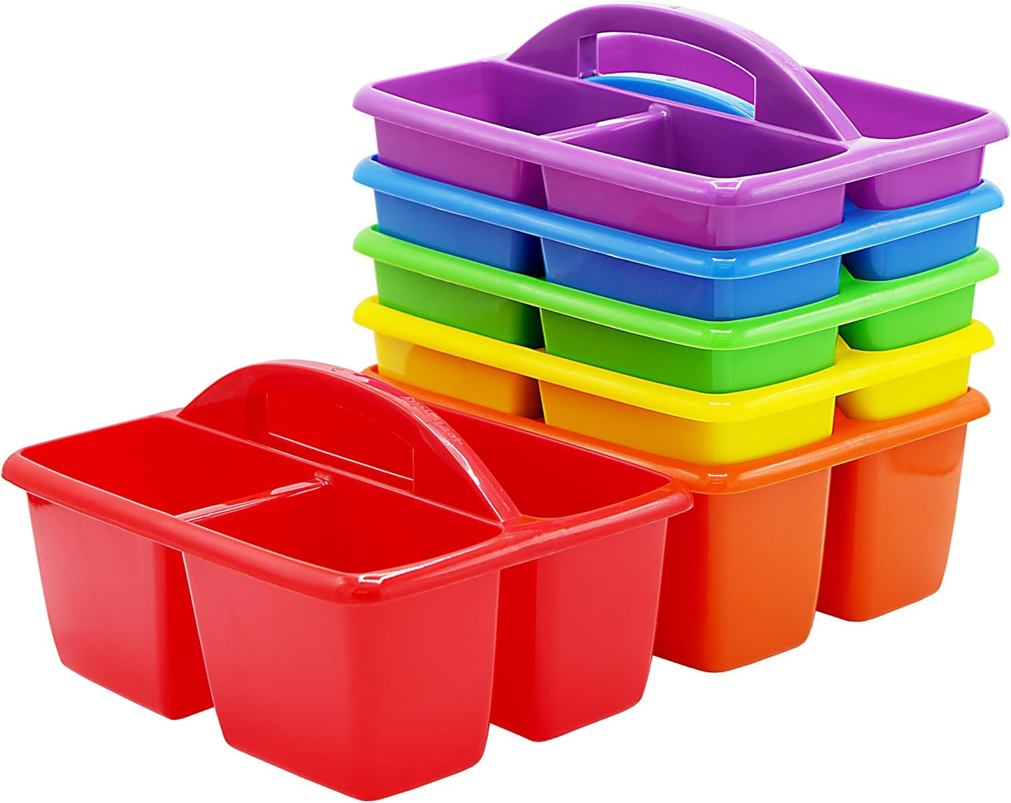 Vibrant Classroom Caddy Set of 6 for Organized Supplies