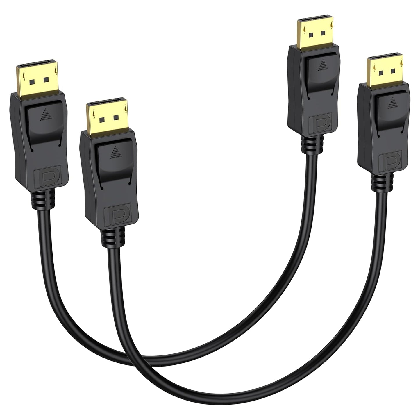 Ultra HD 4K DisplayPort Cables 2-Pack by MOSIMLI