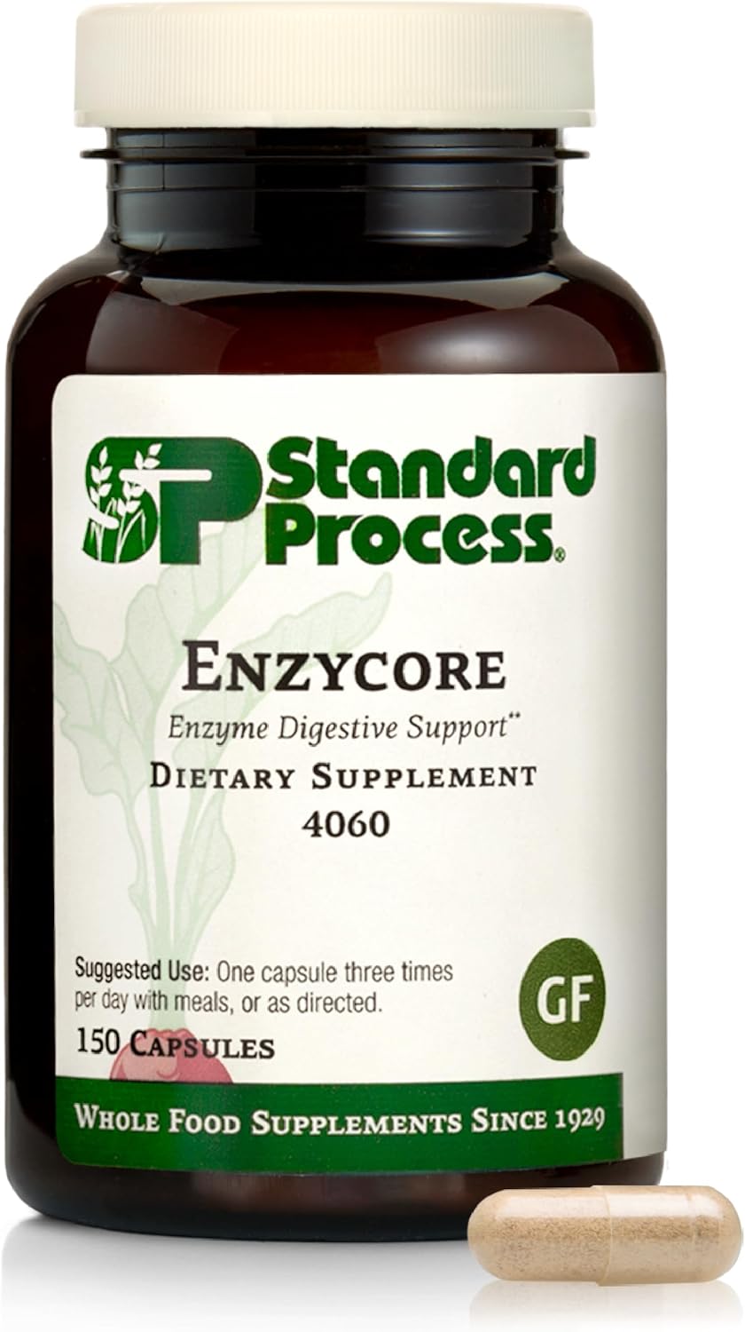 Enzycore by Standard Process Inc. - 150 Capsules for Digestion