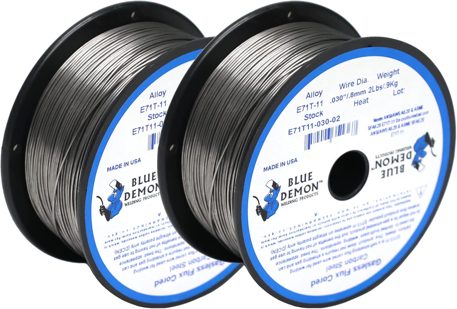 Blue Demon E71T11 Gasless Flux Core Welding Wire for All Positions