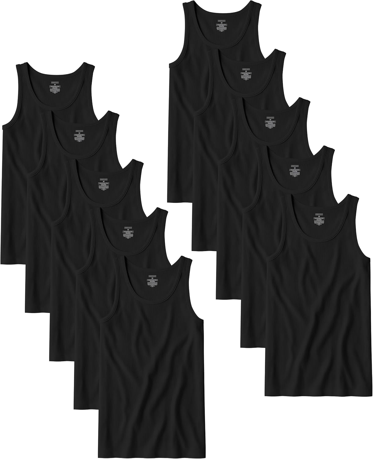 Andrew Scott Men's A Shirt Tanks - Cotton Athletic Undershirts