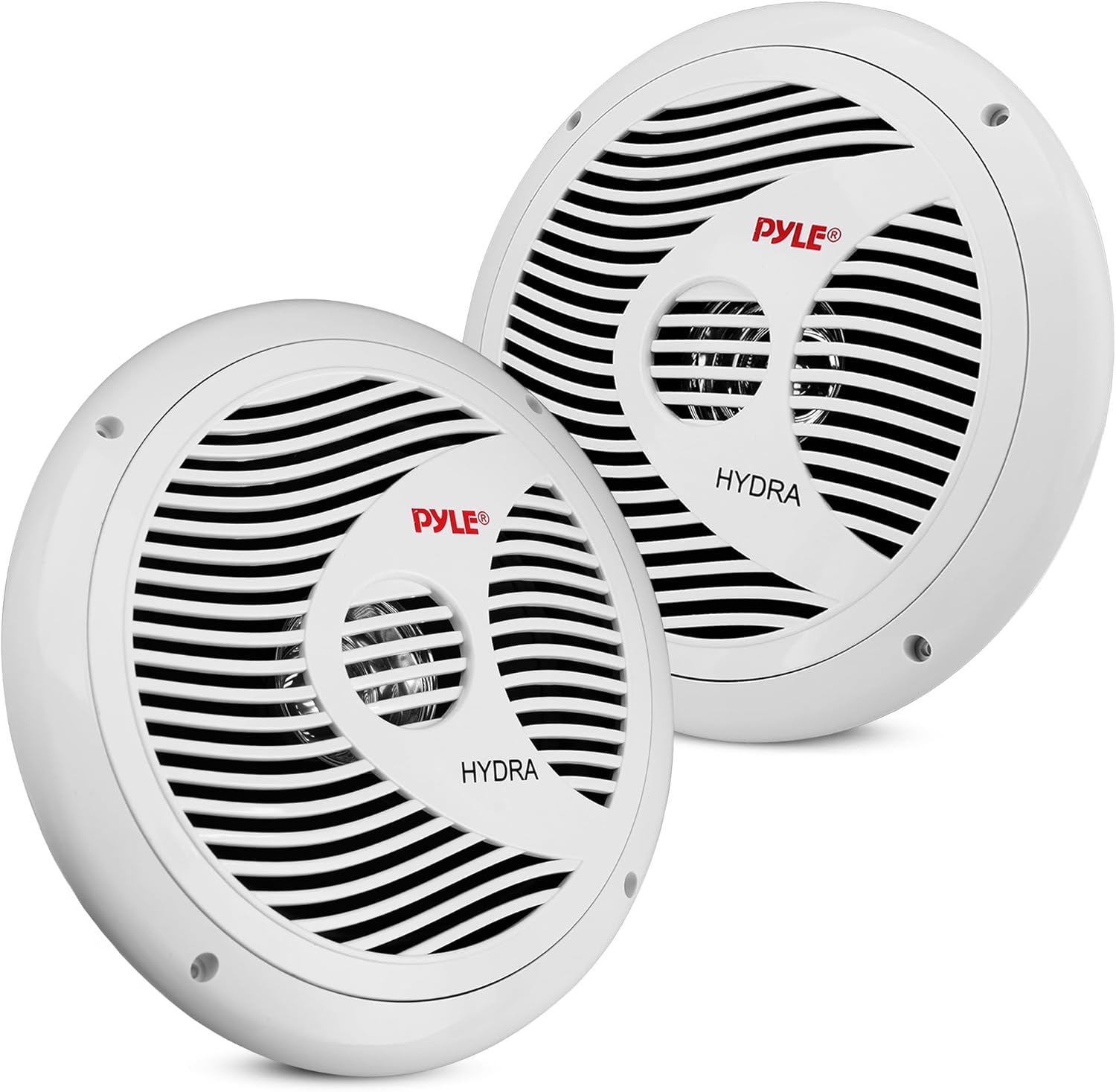 Pyle 6.5 Inch Dual Marine Speakers - Waterproof Outdoor Audio