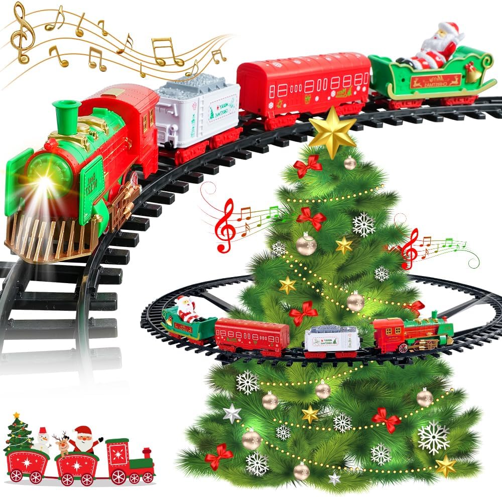 Hanging Christmas Train Set for Kids - Perfect Holiday Decor