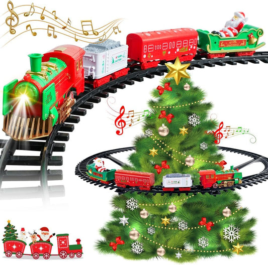 Hanging Christmas Train Set for Kids - Perfect Holiday Decor