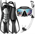 Snorkeling Gear for Adults Men Women - 3 in 1 Panoramic Mask Set