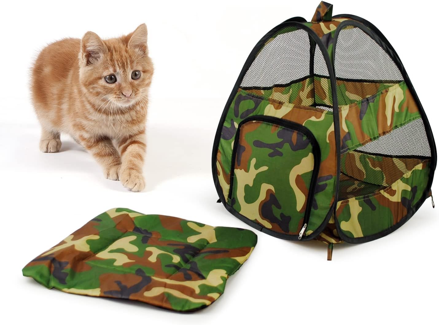 TTcat Cozy All Seasons Cat Tent - Washable Cushion