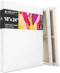 Stretched Canvas 18 in x 24 in Pack of 3 - Triple Primed Cotton