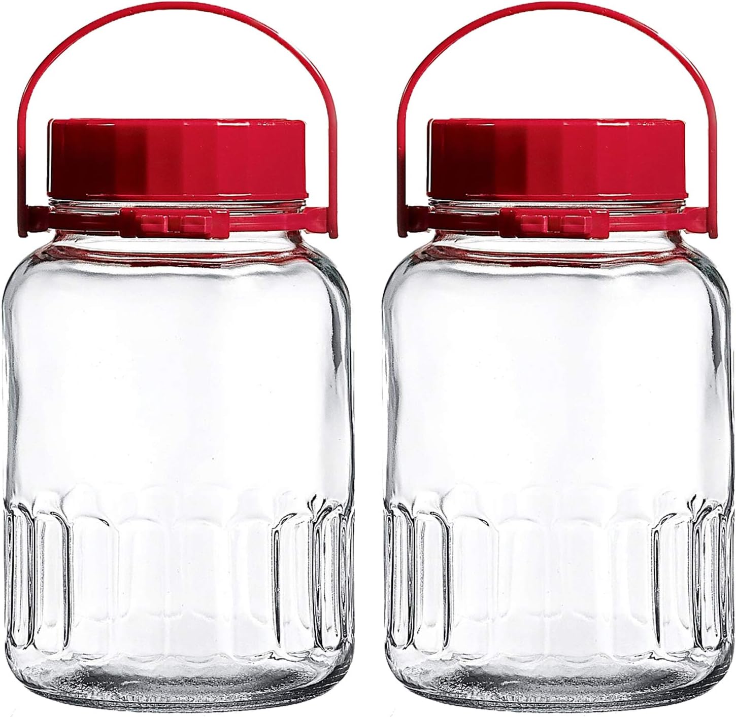 1 Gallon Glass Jar With Lid for Fermenting and Storage Needs