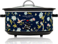 VQ Laura Ashley 6.5L Slow Cooker Elveden Navy - Large Capacity