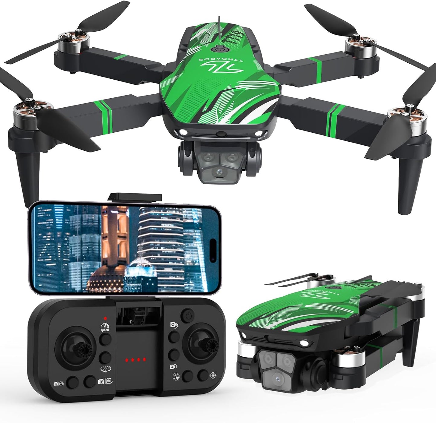 TT19 Drone with Camera for Adults - 1080P HD Aerial Footage