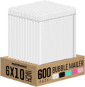 Metronic Bubble Mailers 6x10 in 600 Pack - Waterproof Padded Envelopes
