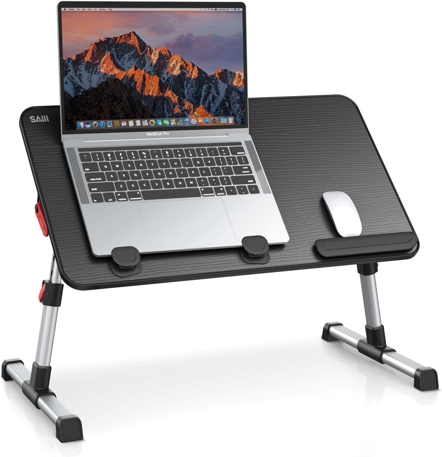 SAIJI Adjustable Laptop Stand: Portable Comfort