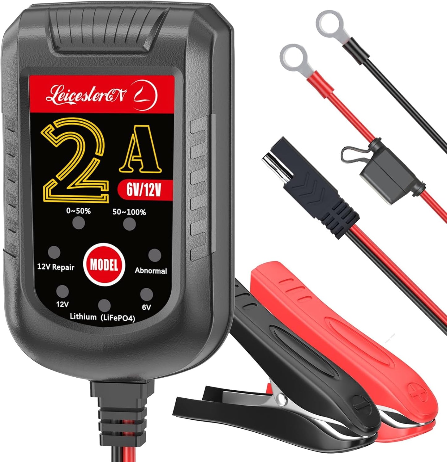 LEICESTERCN Smart Trickle Charger - Keep Batteries Strong