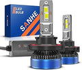 9008 LED Headlight Bulbs 6500K 40000LM - High/Low Beam