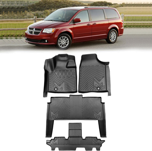 Custom TPE Automotive Floor Mats for Dodge Grand Caravan & Town