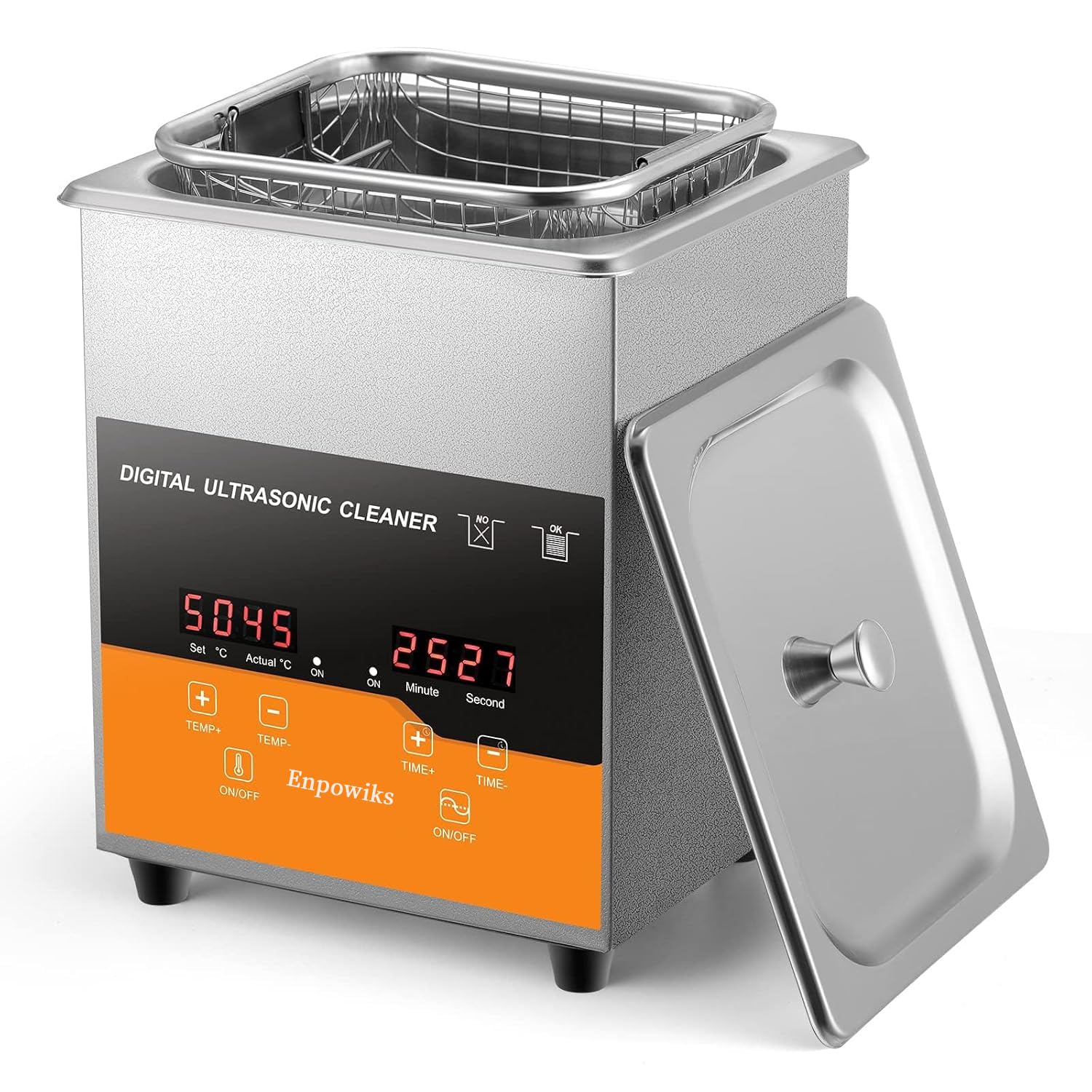 Ultrasonic Cleaner 2L with Heater & Timer for Professional Use