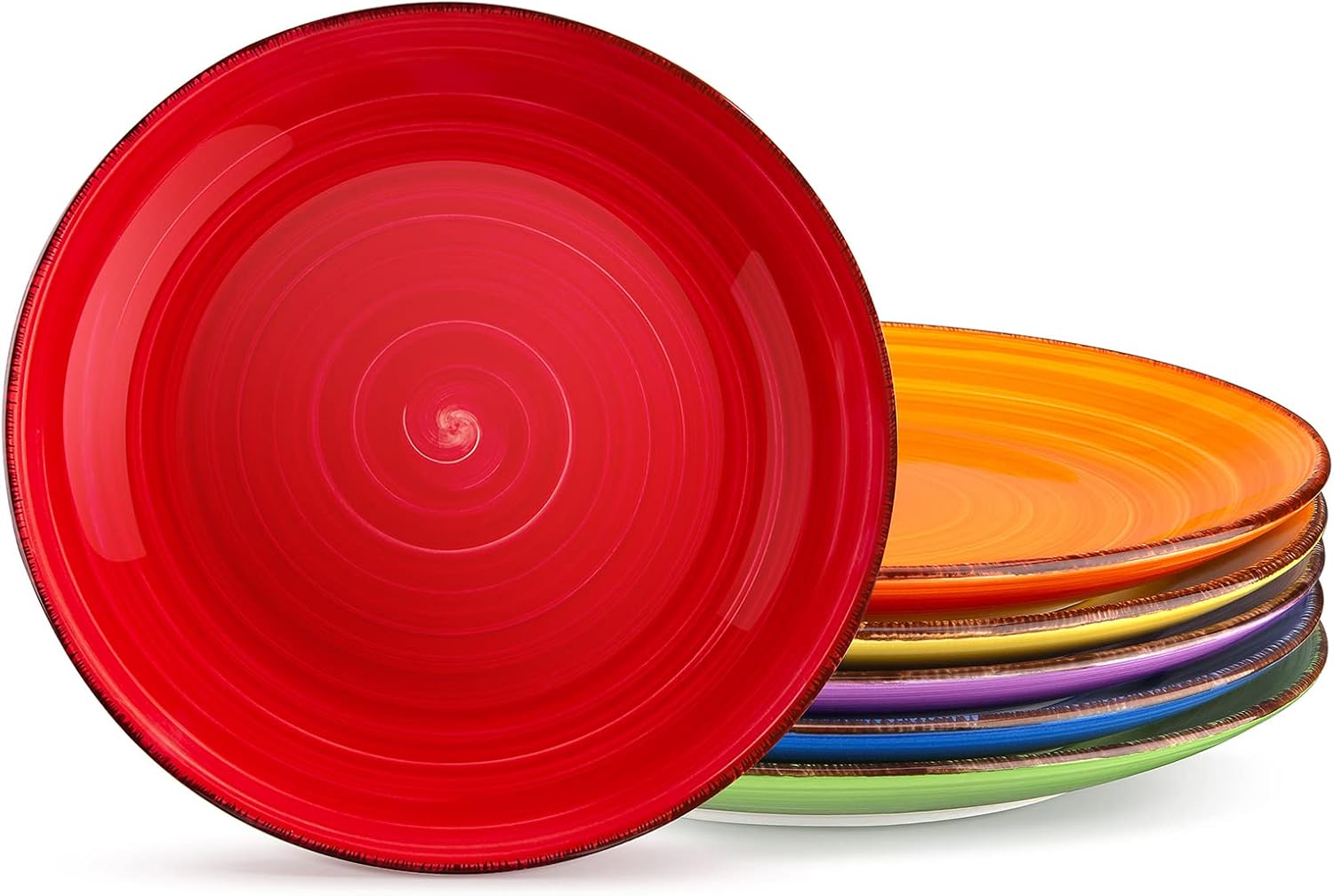 vancasso Bonita Dinner Plates Set of 6, 10.5 Inch Ceramic