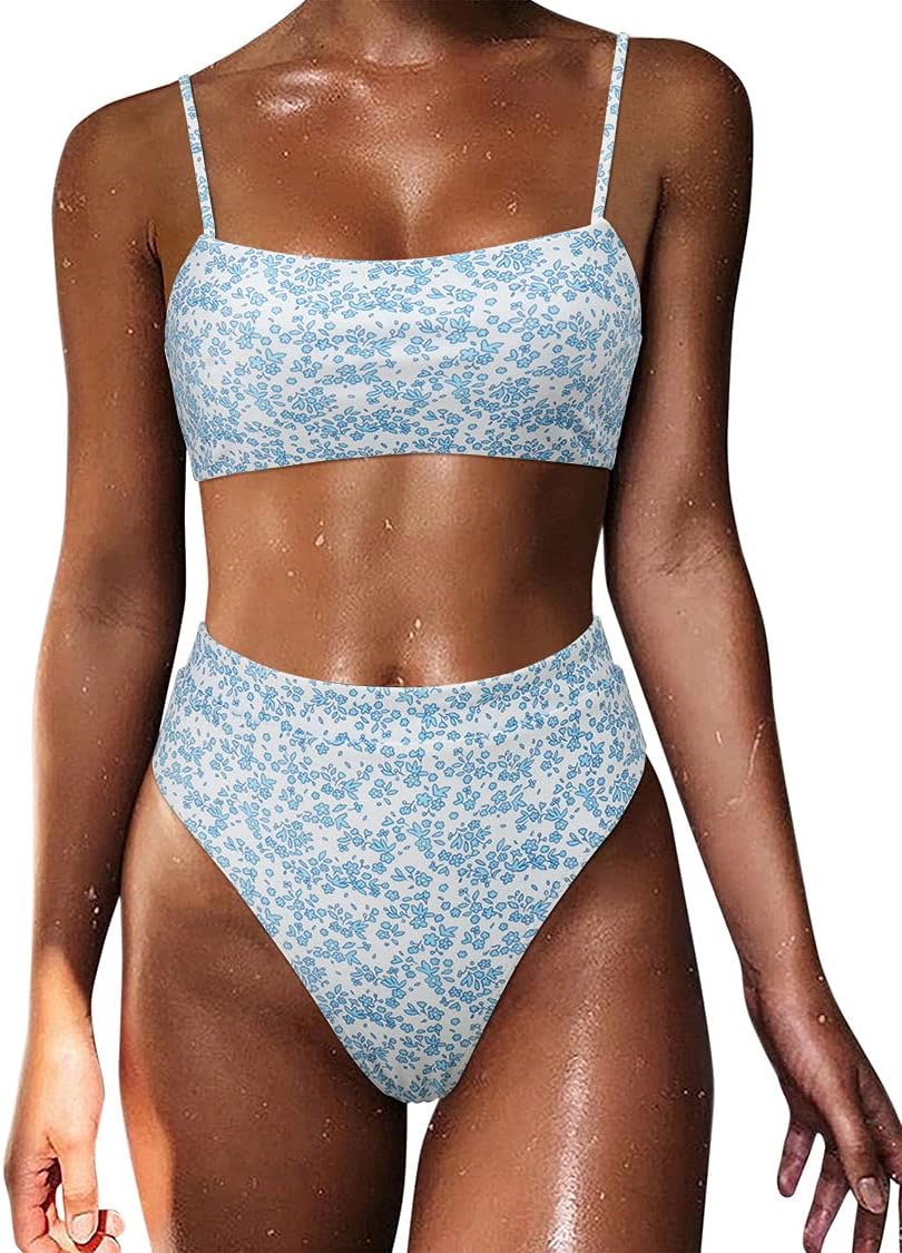 MOSHENGQI Women High Waisted Bikini for Stylish Summer Fun
