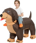 One Casa Inflatable Dachshund Costume for Kids - Ride On Halloween Fun