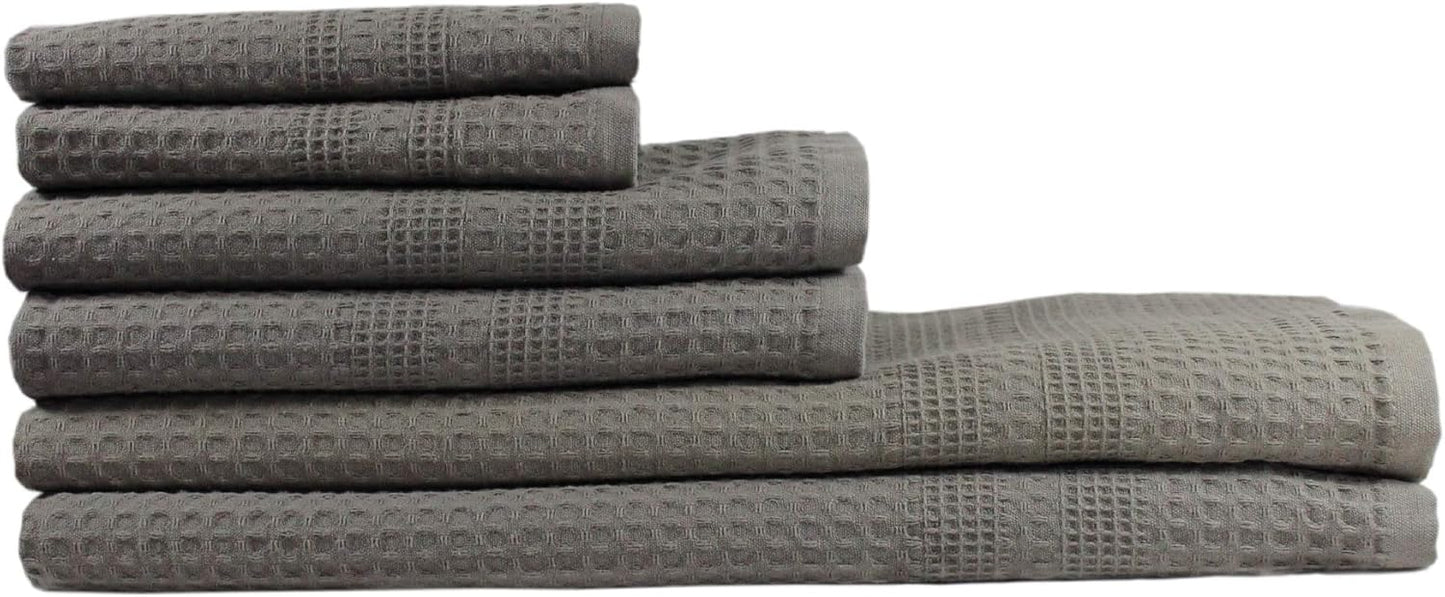 GILDEN TREE Waffle Towel Set Quick Dry Thin for Every Home