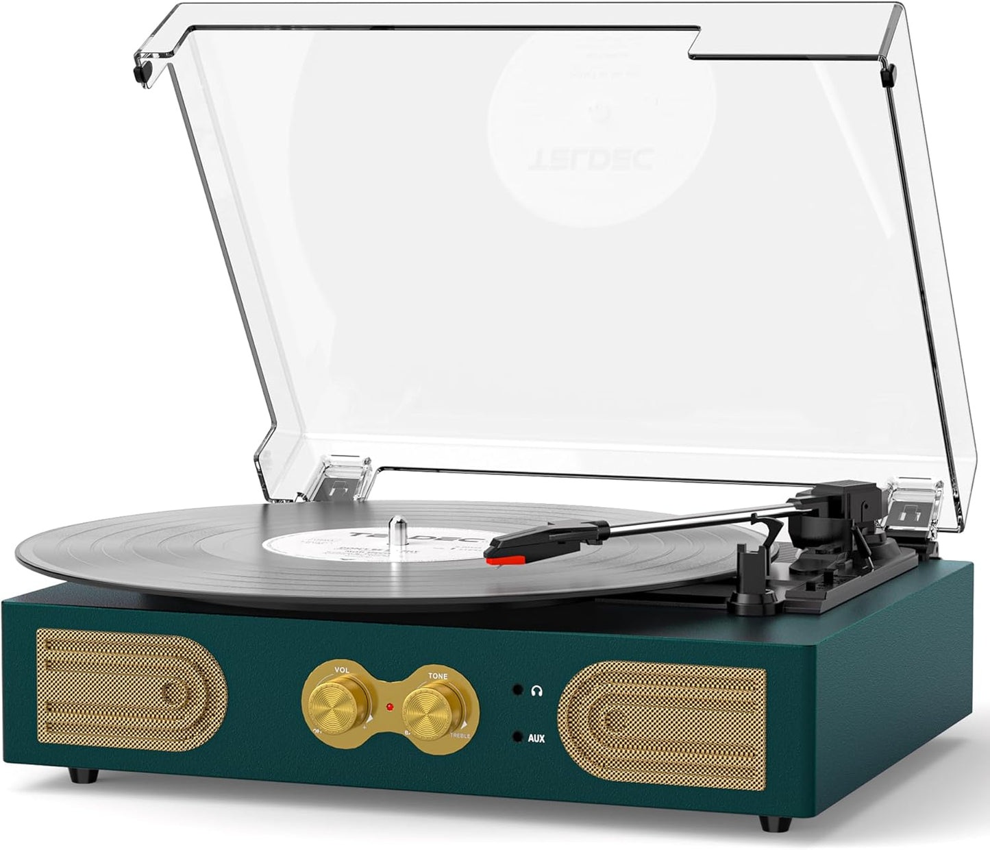 Vinyl Record Player with Built-in Speakers for Modern Music Lovers