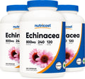Echinacea 800mg 240 Capsules - Immune Support, 3 Bottles