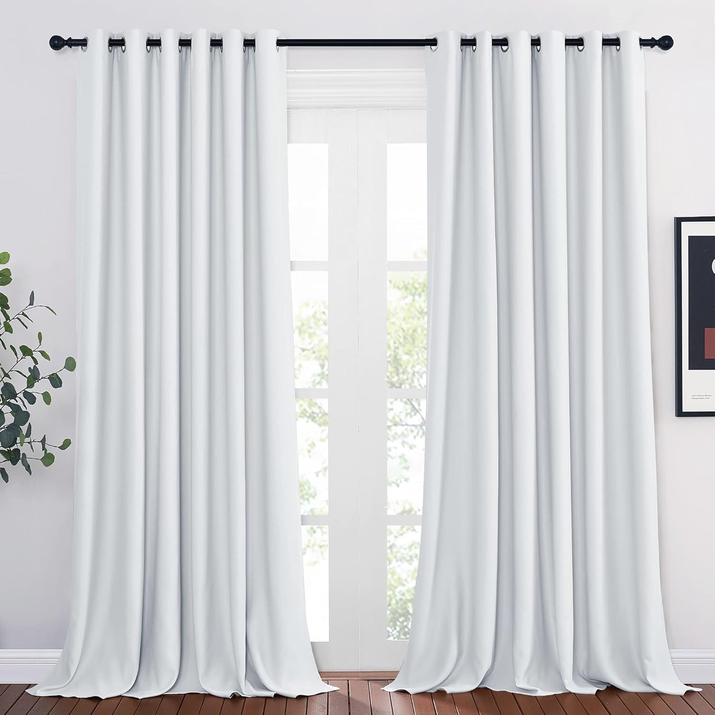 NICETOWN Room Darkening Extra Long Curtains for Large Windows