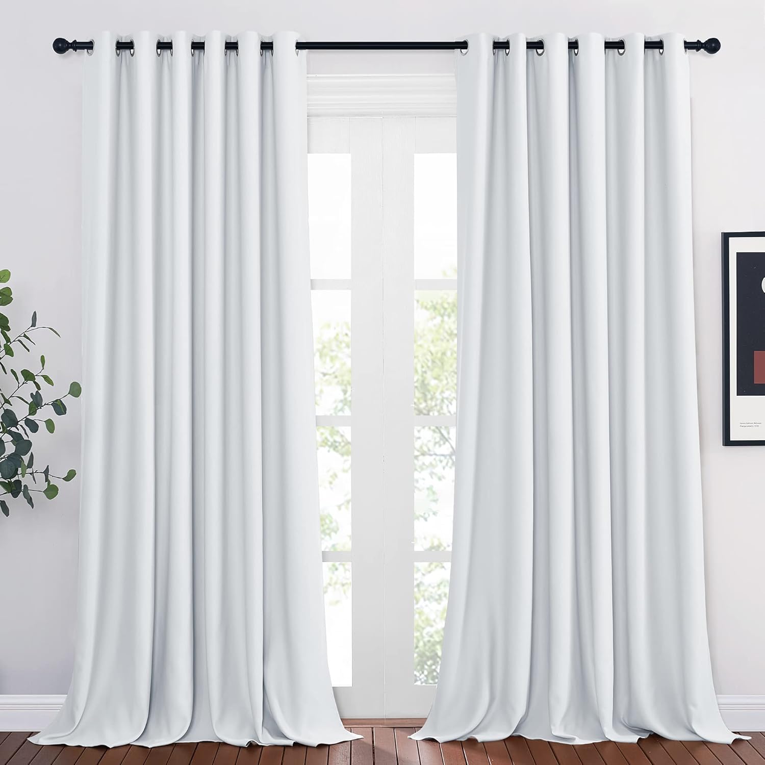 NICETOWN Room Darkening Extra Long Curtains for Large Windows