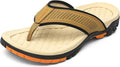 KUBUA Men's Beach Flip-Flops Water Sandals - Comfortable Orthotic Soft