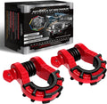 D Ring Shackles 3/4 in Mega Shackle 2 Pack - 68,000 lb Break Strength