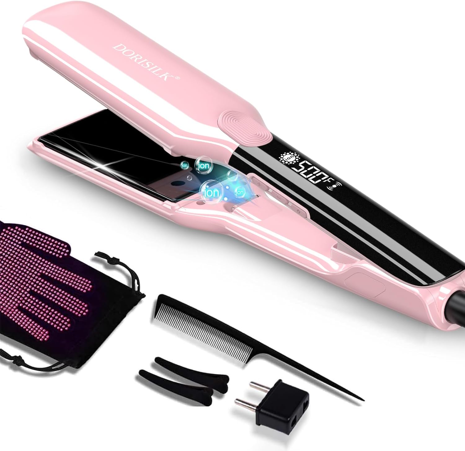 DORISILK 500 Degree High Temp Professional Hair Straightener
