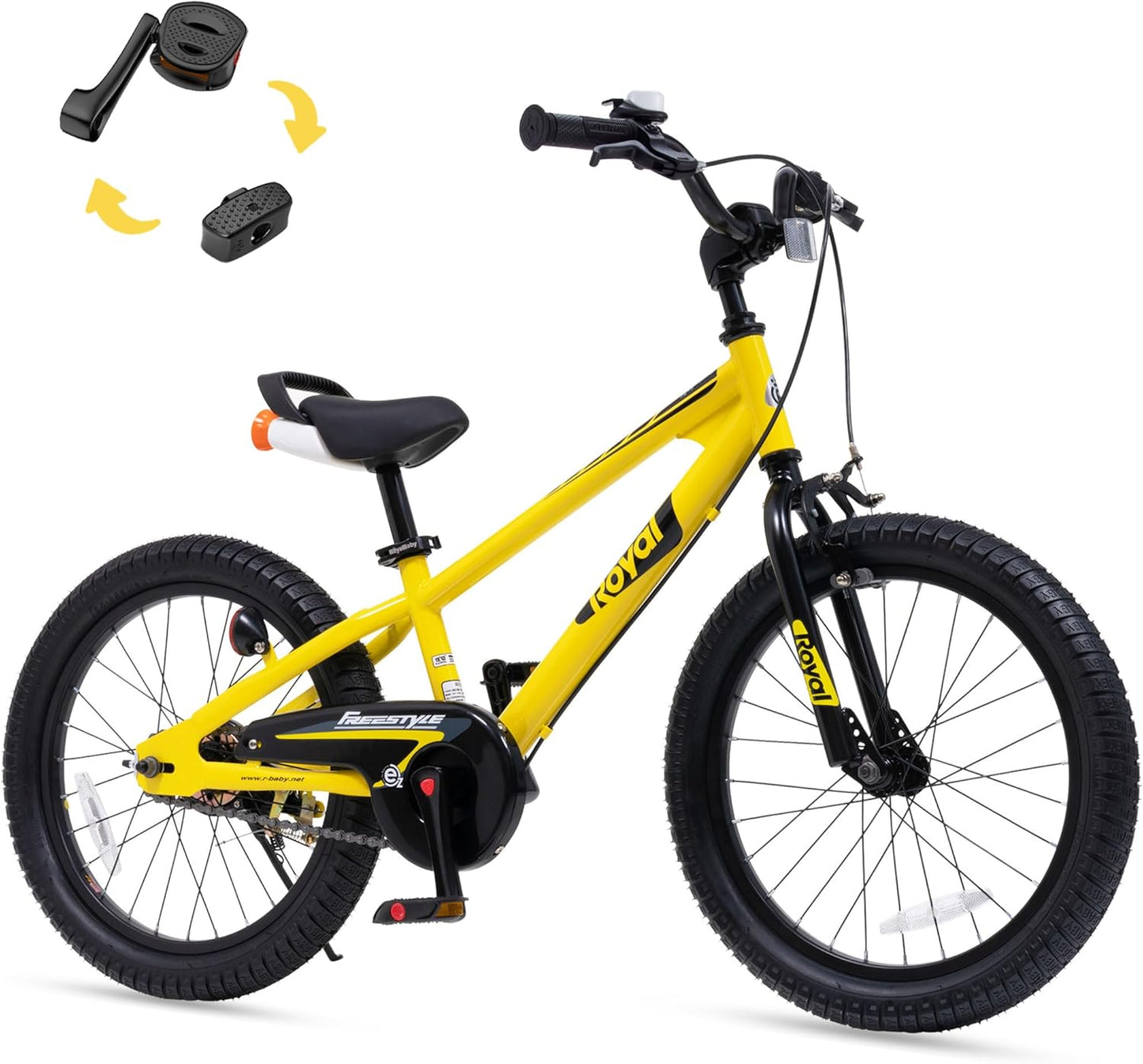 RoyalBaby EZ Balance to Pedal Kids Bike for Ages 3-10 Years