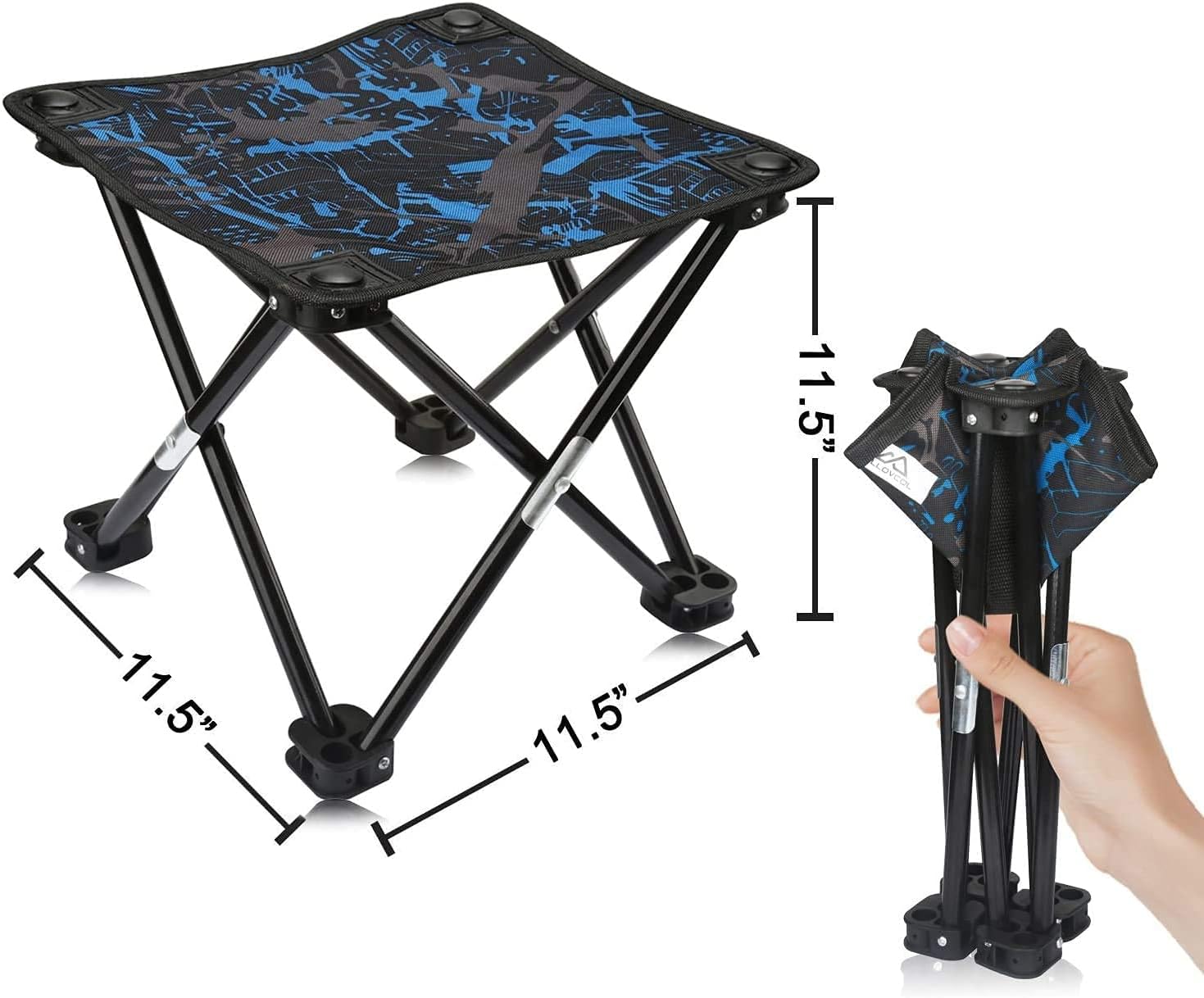 Compact Camo Foldable Stool - Lightweight & Portable!