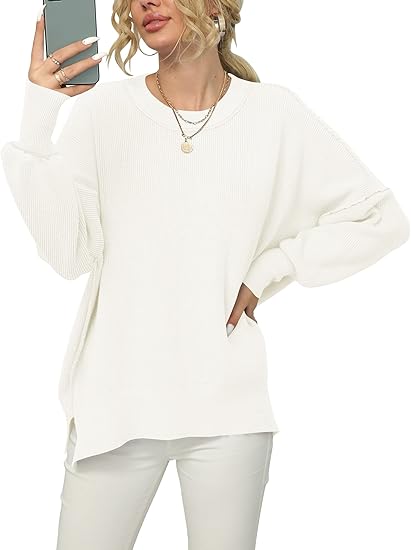 LOGENE Women's Oversized Batwing Long Sleeve Sweater Tops Review