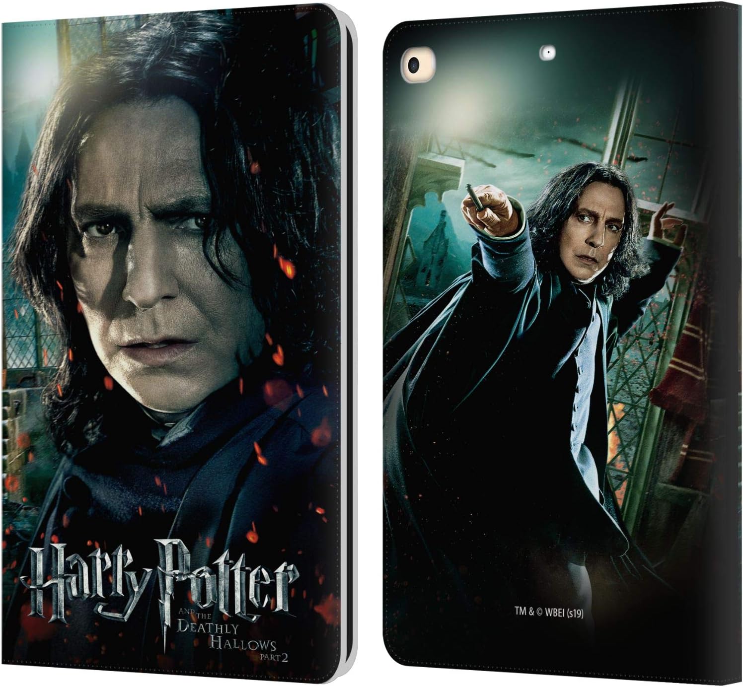 Harry Potter Severus Snape Leather Wallet Case for iPad 9.7