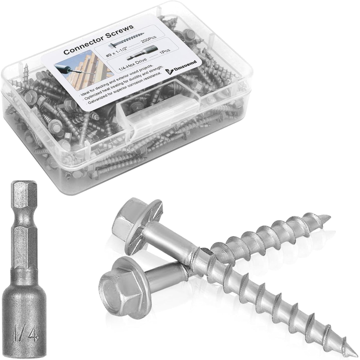 Upgrade SD Connector Screws for Heavy-Duty Joist Hangers