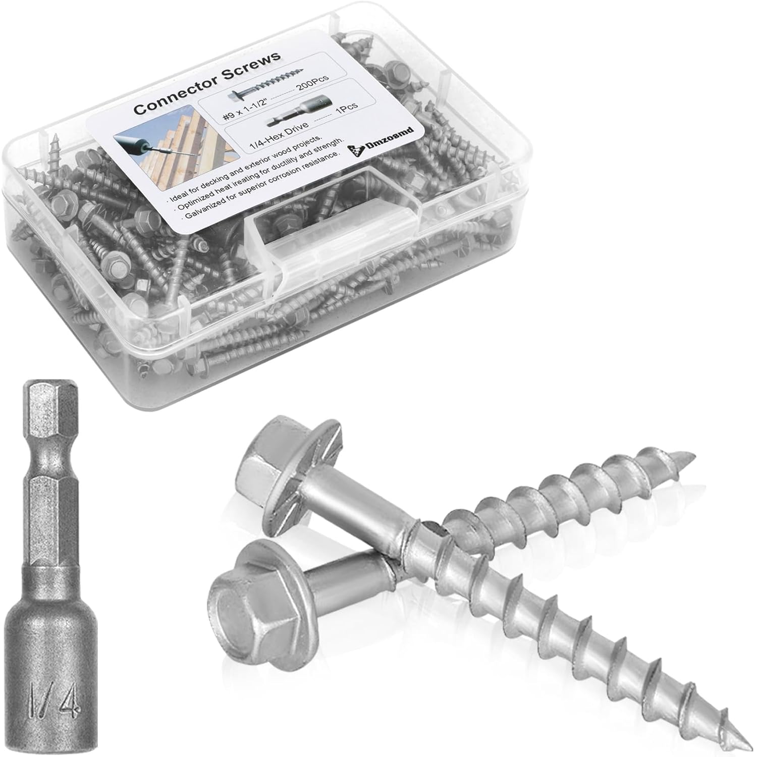 Upgrade SD Connector Screws for Heavy-Duty Joist Hangers