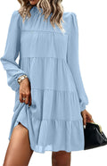 KIRUNDO Long Sleeve Babydoll Dress for Women 2025ft