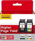 PG-243 CL-244 Ink Multi Pack Replacement for Canon 243 and 244