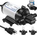 Water Pressure Diaphragm Pump 115V 4 GPM 45 PSI - Self Priming Booster