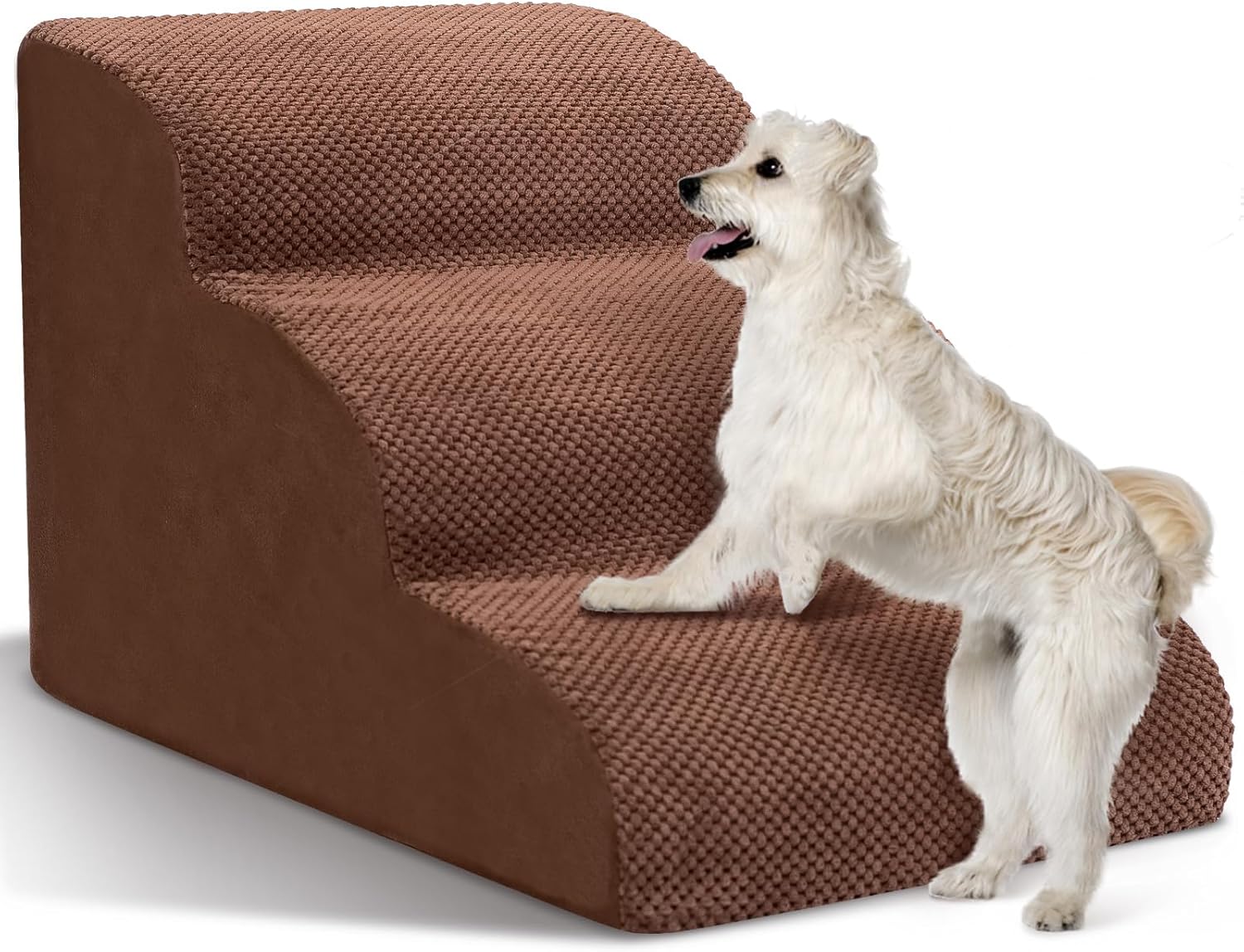 Dog Stairs for Small Dogs - High Density Foam Pet Steps