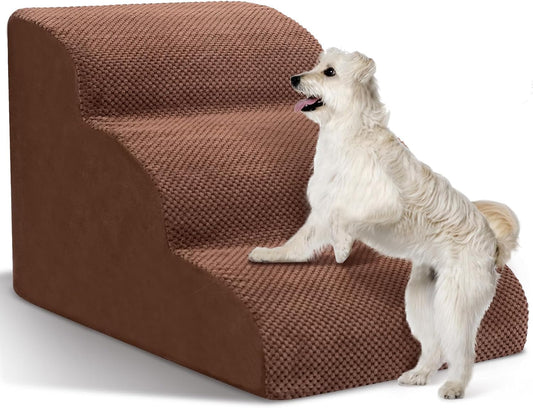 Dog Stairs for Small Dogs - High Density Foam Pet Steps