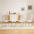 Comfortable Leather Dining Chair Set of 4 for Modern Homes
