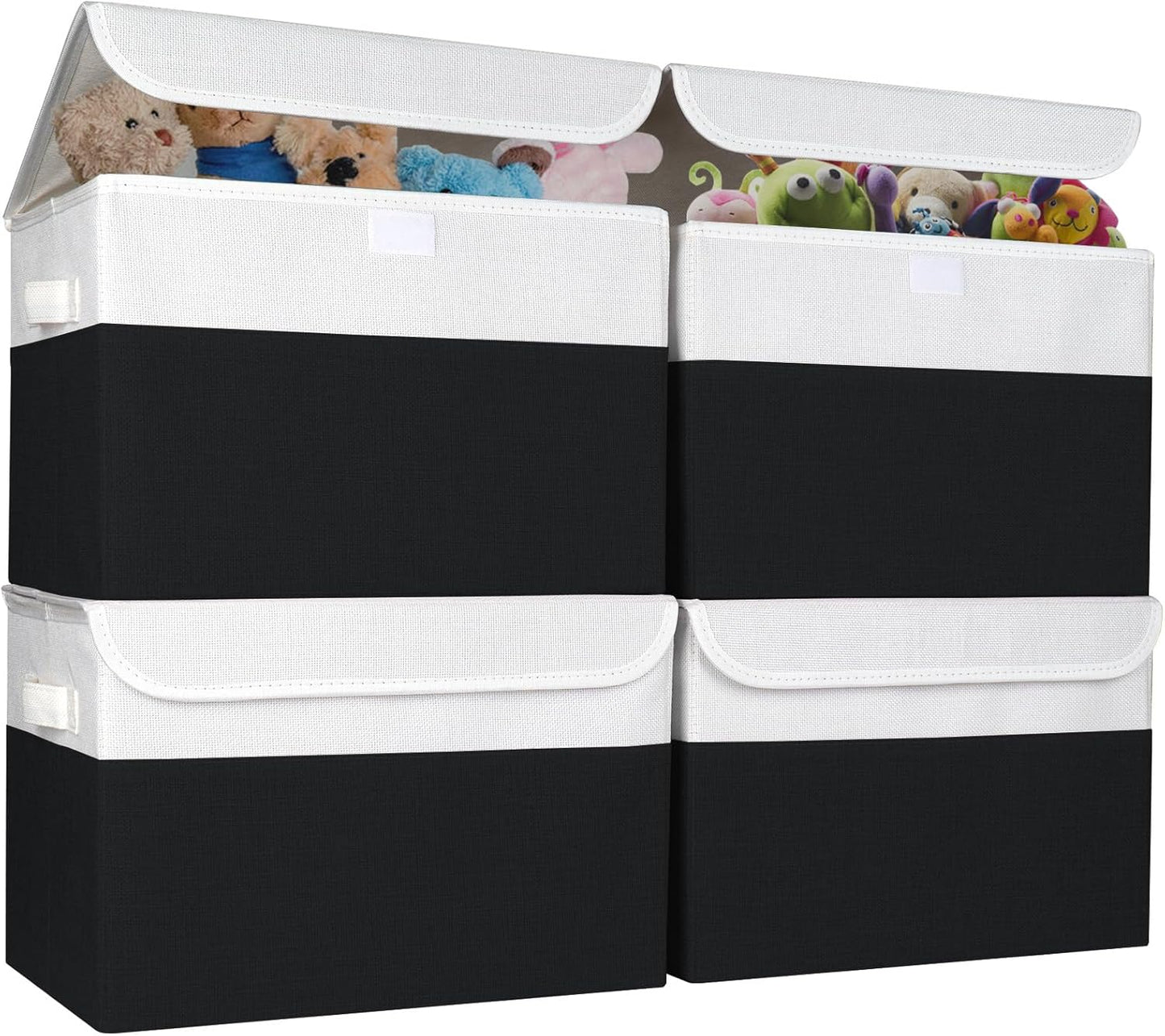 Large 22 Quart Foldable Storage Bin Cube Organizer Basket