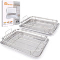 DONGULI 2-Pack Large Air Fryer Basket Set - Cook, Bake, Broil Easily!
