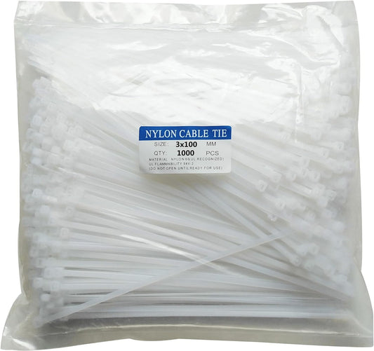 Strong & Secure: Miwutz 1000 pcs 4 Heavy Duty Cable Ties